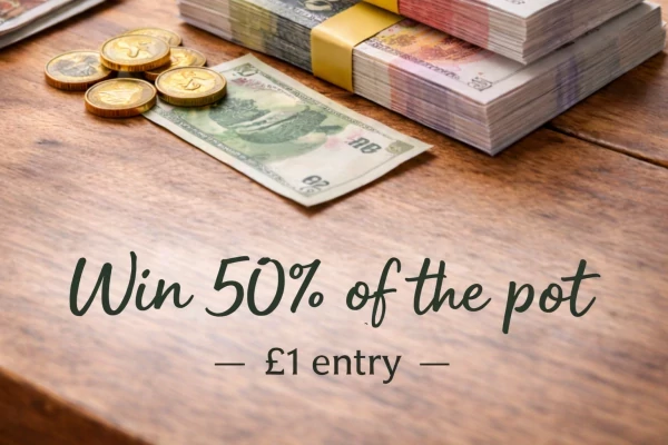 Win 50% of the Cash Pot (£1 Entry) promotional image